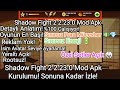 Shadow Fight 2 2.23.0 Mod Apk Kurulumu! Reklam Yok! apk hile 2022